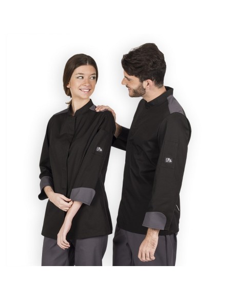 CHAQUETILLA COCINA SRA M/L COMBINADA ARTEMISA 65% POL 35%AL ARTEMISA