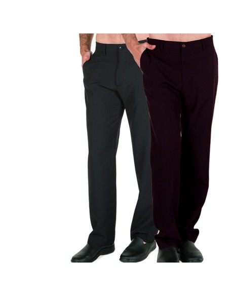 PANTALON CRO SIN PINZAS 3 BOLSILLOS 100%POLIES STRECH 165 GR