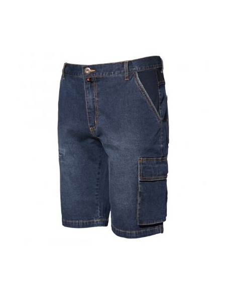 PANTALON CORTO VAQUERO MULTIBOLSILLOS ELASTAN 280GR