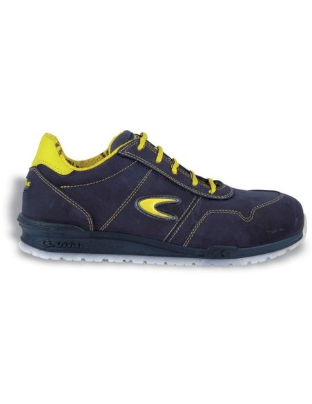 ZAPATO S3 NOBUCK HIDROFUGADO PUNTA ALUMINIO FILO AMARILLO