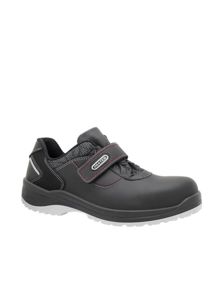 ZAPATO S3 PIEL FLOR DIAMANTE LINK VELCRO EN 345