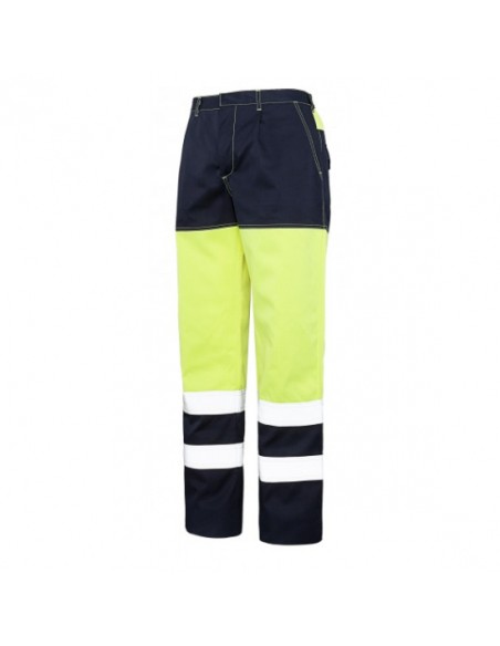 PANTALON BICOLOR A/V 2%CARBONO IGNIFUGO ANTIESTATICO ATEX