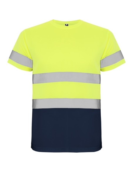 CAMISETA M/C A/V REFLECTANTES 130GR 100%POLIESTER DELTA