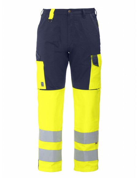 PANTALON FLUOR COMBI EN 471 CLASE 2 2 BANDAS EN ISO 20471