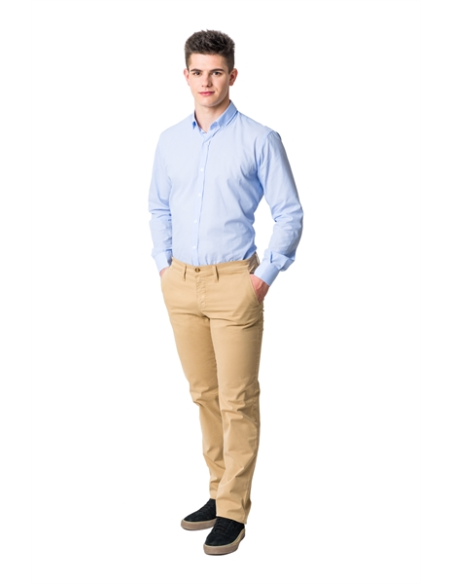 PANTALON CHINO CRO 98% ALGODON 2% ELASTAN FINO 200 GRAMOS