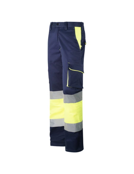 PANTALON A/V TEJIDO ELASTICO REFLECTANTE COMBINADO CLASE 1