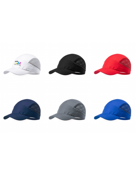 GORRA MICROFIBRA ISILDUR REDECILLA LATERAL FILO REFLECTANTE CIERRE VELCRO