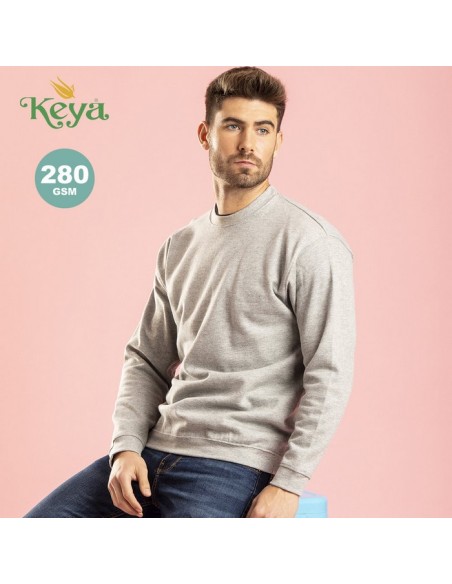 SUDADERA CRO CUELLO REDONDO 280 GR 50%ALGODON