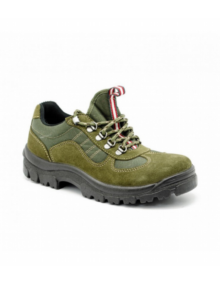 ZAPATO TREKKING SERRAJE VERDE SIN SEGURIDAD FABRICION ESPAÑOLA POSTIGO