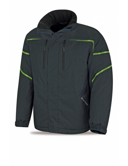 ANORAK CERTIFICADO -50 GRADOS FRIO 700GR BOREAS EN342 FILOS VERDE