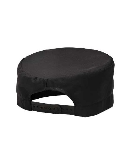 GORRO REDONDO NEGRO ZEN CIERRE PLASTICO TIPO GORRA