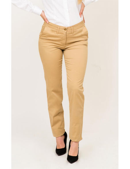 PANTALON SRA CHINO 97%ALGODON 3%ELASTANO FINO 200GR COVELINA