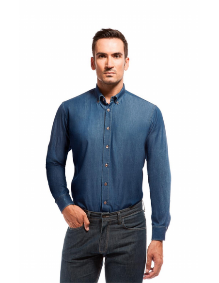 CAMISA CRO M/L VAQUERA SIN BOLSILLO 100% ALGODON 126 GR CIRRUS