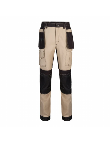 Pantalón reforzado técnico, para profecionales muy exigentes tejido elastico y bolsillos colgantes para herramientas
