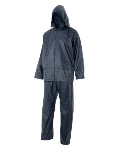  traje de lluvia de ingeniero dos piezas: chaqueta y pantalón con costuras termoselladas y fabricado con tejido ligero y alta r