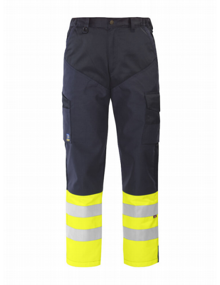 PANTALON A/V CLASE 1 275 GR 2 BANDAS REFLECTANTE EN20471 82%POLIESTER CORDURA