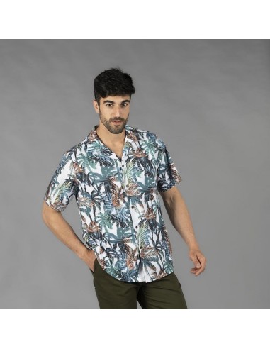 CAMISA CRO M/C ESTAMPADA 100% VISCOSA