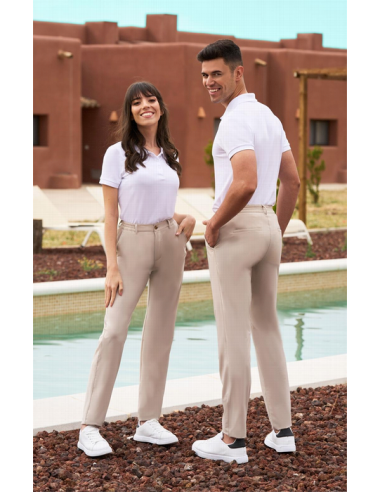 Pantalón tipo chino unisex tejido muy fino oasix 2111 adversia ideal para el verano