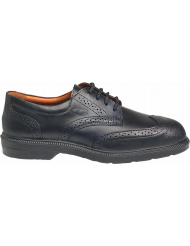 ZAPATO TIPO OXFORD DAVID CORDONES CON DETALLES PICADOS CON CORDONES NEGRO