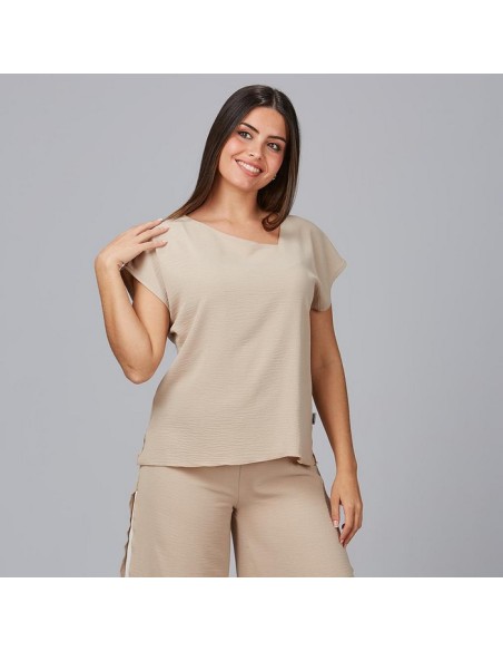 Blusa Mujer Bambula Jara - Uniforme de estilo para belleza y estética CASACA