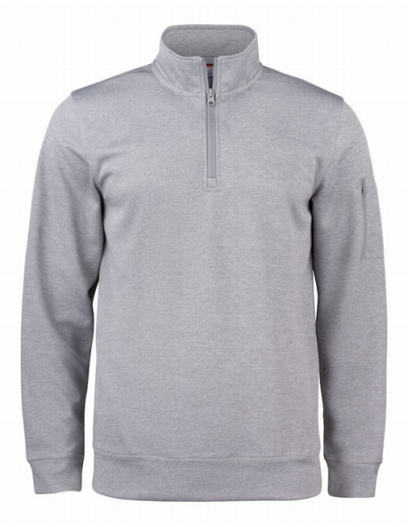 Sudadera Unisex Basic Active HZ con Media Cremallera y Bolsillo