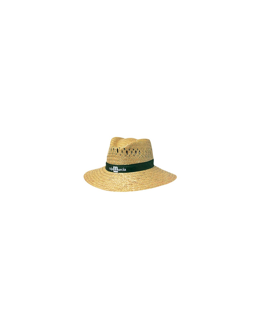 Sombrero de Paja con Cinta de Color para Publicidad