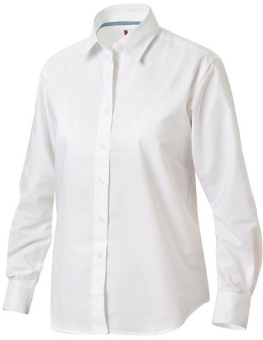 Camisa Basic blanca de hombre manga larga Delon - Roger