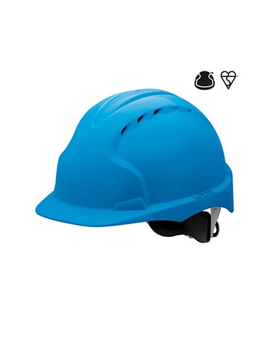 Casco Evo®3 Mid Peak Revolution® Ventilado Blanco - Trinquete Rotativo y Protección Industrial