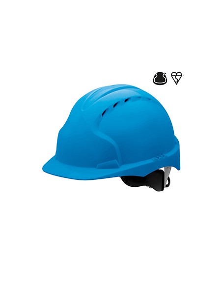 Casco Evo®3 Mid Peak Revolution® Ventilado Blanco - Trinquete Rotativo y Protección Industrial