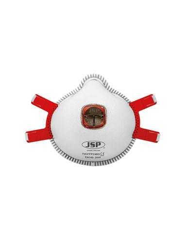 Spirotek de JSP 735 Typhoon  Válvula FFP3V Máscara moldeada
La gama de máscaras moldeadas Typhoon  de Spirotek by JSP es una