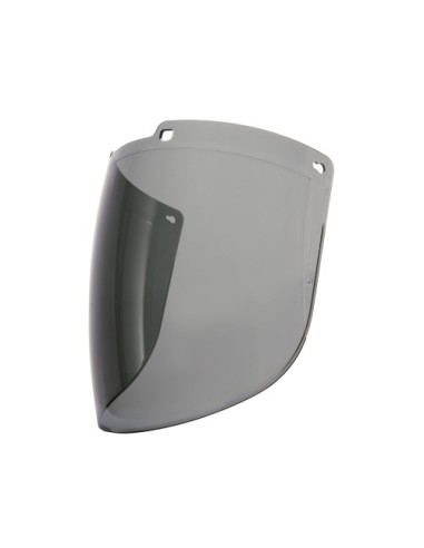 Visor de repuesto Turboshield de PC gris sin tratamiento. Es un protector solar certificado y ofrece protección contra salpicad