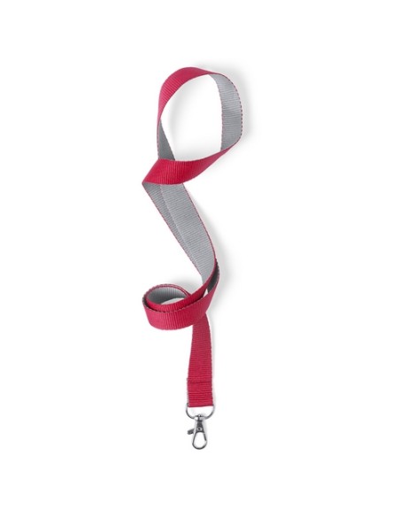 LANYARD TREMEN 2 CM ANCHO 50 CM LARGO BICOLOR POR CARAS