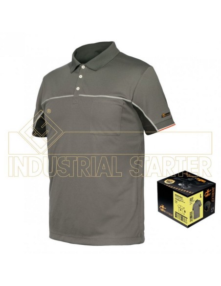 POLO CRO M/C COMBINADO 100%POL TRANSPIRABLE EXTREME 1 BOLSIL