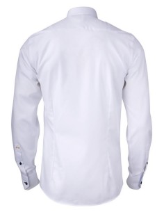 Moda Camisas de vestir Camisas de manga corta Vivien Caron Camisa de manga corta blanco estilo \u00abbusiness\u00bb 