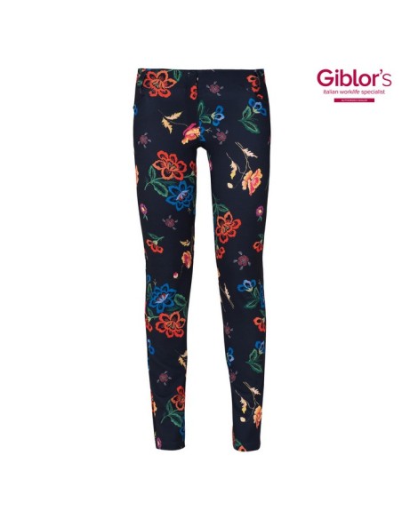 PANTALON SRA ESTAMPADO FLOR 5%ELASTAN LAYLA