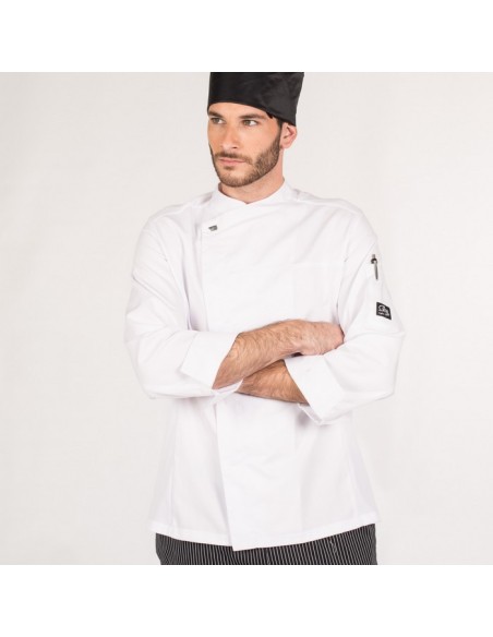 CHAQUETILLA COCINA M/L CIRCE CIERRE CLIC 195G 2%ELASTAN